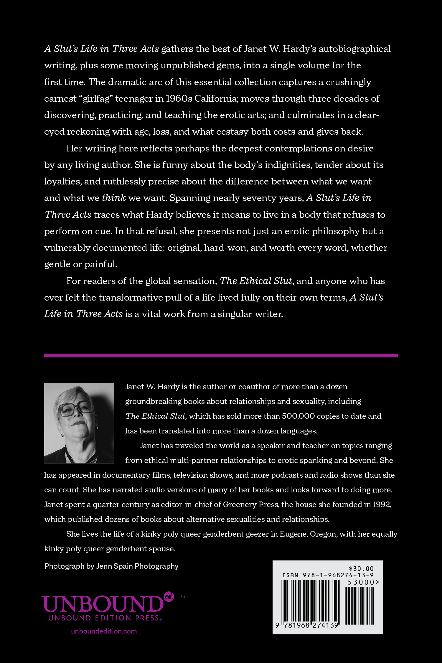 A Slut's Life in Three Acts | Janet W. Hardy | Memoir - Image 2